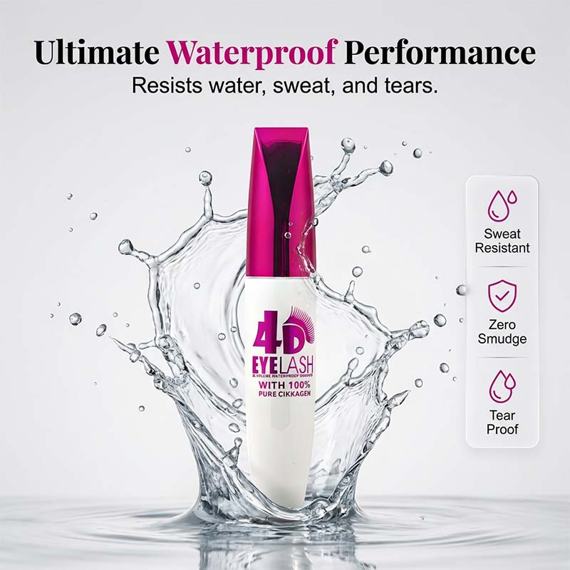 Mascara d'allongement volumeur imperméable