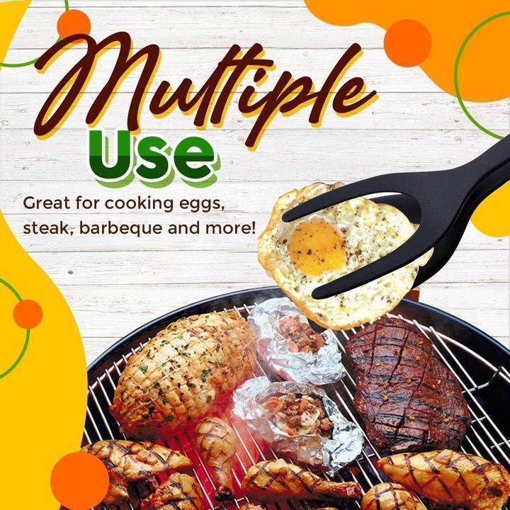 🍳 50% RABATT 🔥 2-i-1 Spatelklämma – smart kökshjälp för enklare matlagning 🥩 Värmetålig silikon & halkfritt grepp ✨
