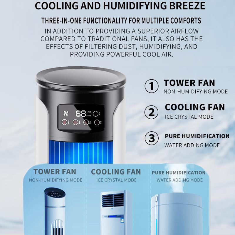 📢🔥 -50% ! Ventilateur Bureau USB 3-en-1 Refroidisseur Évaporation Humidificateur – 6 Vitesses Tactile Ultra-Silencieux Chambre Bureau, Alimentation USB Portable Partout, Minuterie 6h Économie Énergie · Blanc & Vert ✨