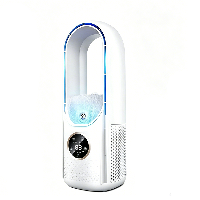 📢🔥 -50% ! Ventilateur Bureau USB 3-en-1 Refroidisseur Évaporation Humidificateur – 6 Vitesses Tactile Ultra-Silencieux Chambre Bureau, Alimentation USB Portable Partout, Minuterie 6h Économie Énergie · Blanc & Vert ✨
