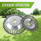 Ensemble de têtes de débroussailleuse résistantes à l'usure