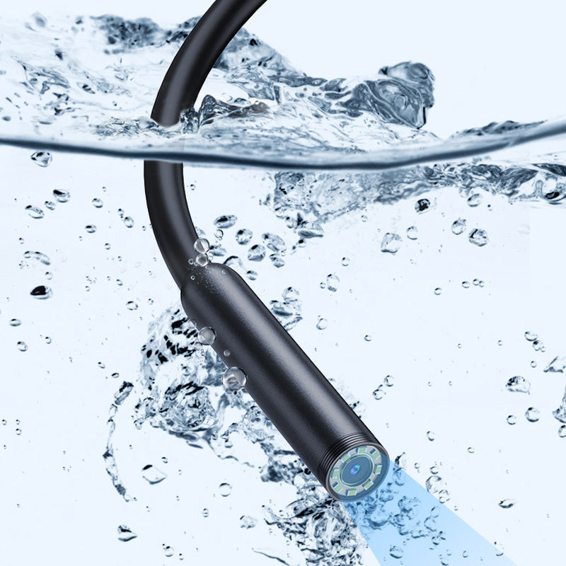 ✨ -50% ! 📱 Caméra Endoscope HD TechView™ 1920P pour iPhone et Android – 8 LED Réglables & IP67 – Câble Semi-Rigide pour Plomberie et Auto 🔍