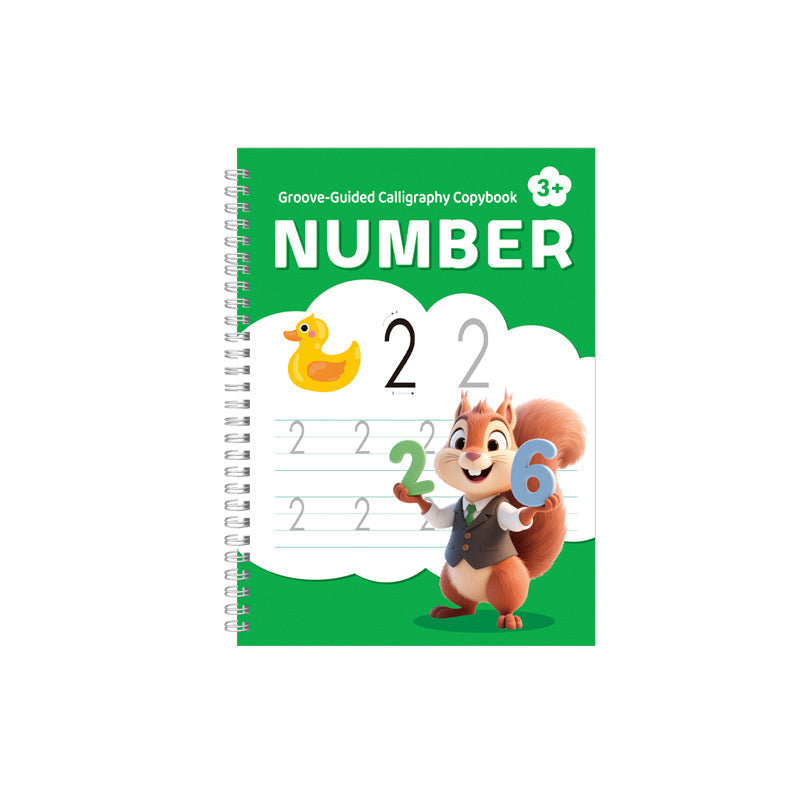 ⏰ PROMO FLASH -50% ✍️ Cahier calligraphie réutilisable, rainures de guidage, parfait pour apprendre l’écriture aux enfants 📖✨