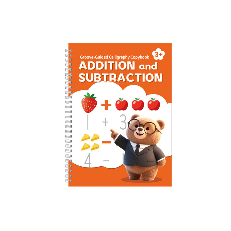 ⏰ PROMO FLASH -50% ✍️ Cahier calligraphie réutilisable, rainures de guidage, parfait pour apprendre l’écriture aux enfants 📖✨