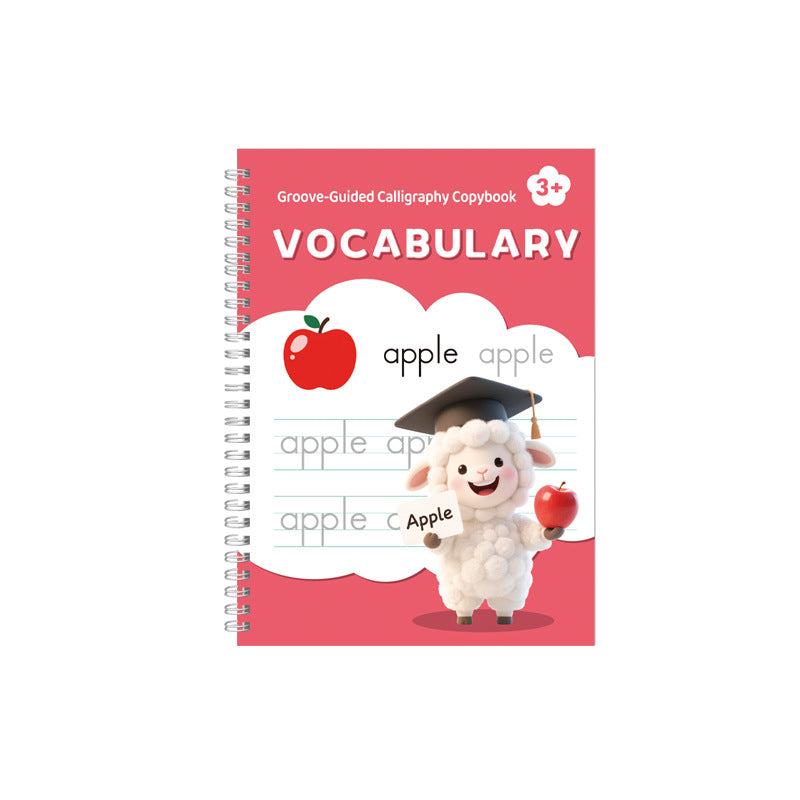 ⏰ PROMO FLASH -50% ✍️ Cahier calligraphie réutilisable, rainures de guidage, parfait pour apprendre l’écriture aux enfants 📖✨