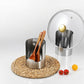🍳🥄 Organisateur d’Ustensiles de Cuisine Multifonctionnel – Acier Inoxydable, Gain de Place et Base Stable