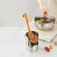 🍳🥄 Organisateur d’Ustensiles de Cuisine Multifonctionnel – Acier Inoxydable, Gain de Place et Base Stable