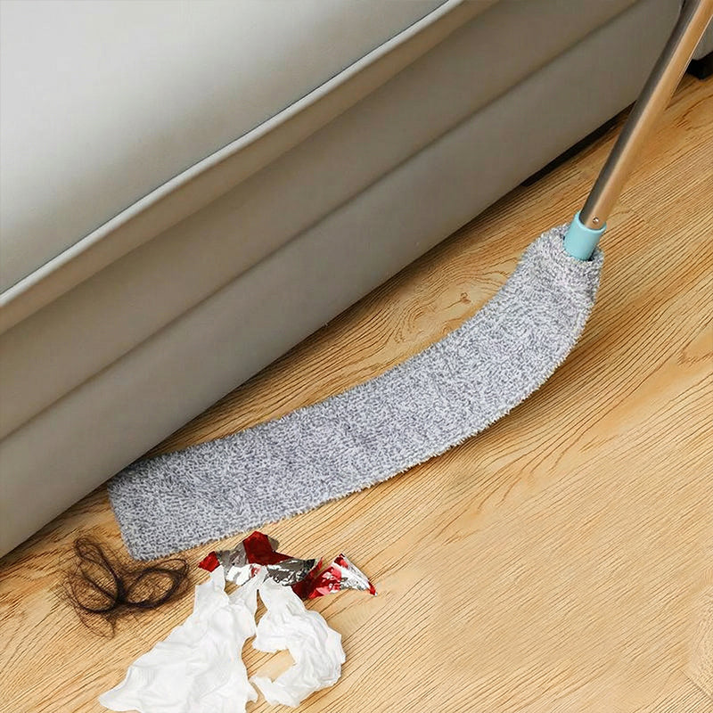 🧹✨ -50% ! 🏠Plumeau Antistatique en Microfibre Souple – Manche Télescopique, Tête Flexible & Chiffon Lavable