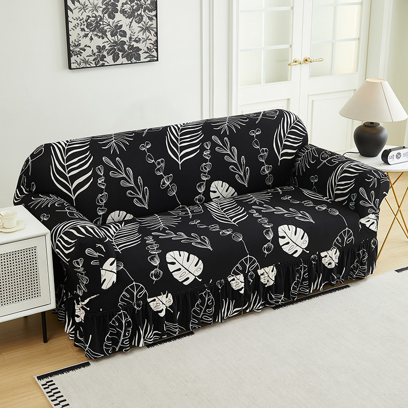 🛋️50% DE RÉDUCTION !🧵 Housses de canapé universelles extensibles – Tissu élastique, fixation antidérapante🌿🏠