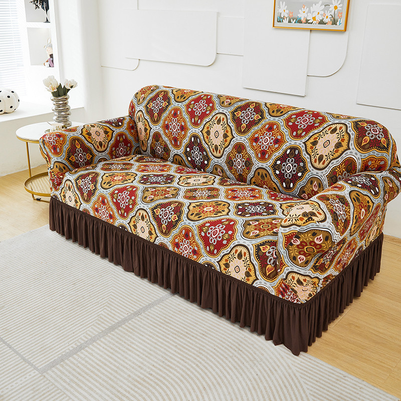 🛋️50% DE RÉDUCTION !🧵 Housses de canapé universelles extensibles – Tissu élastique, fixation antidérapante🌿🏠