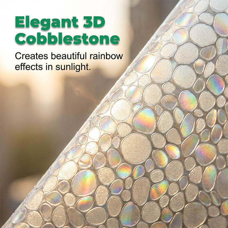 Film adhésif statique 3D pour vitre