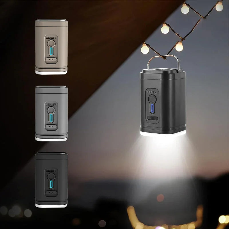 🏕️ Pompe à air rechargeable pour le camping – Éclairage LED, gonflage rapide, compacte 🔋