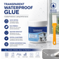Mastic transparent imperméable avec pinceau