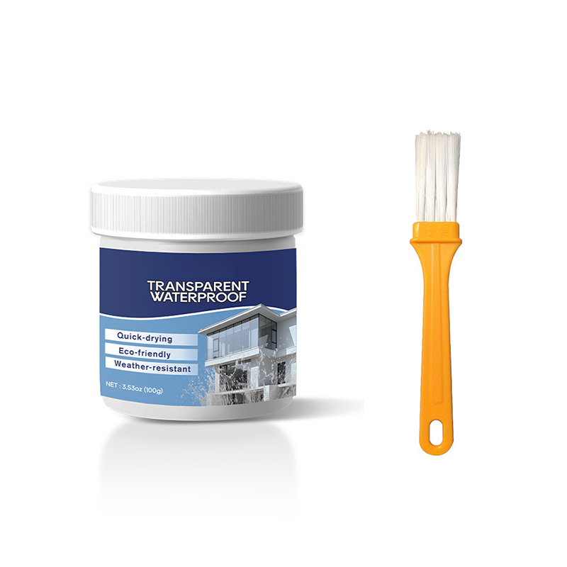Mastic transparent imperméable avec pinceau