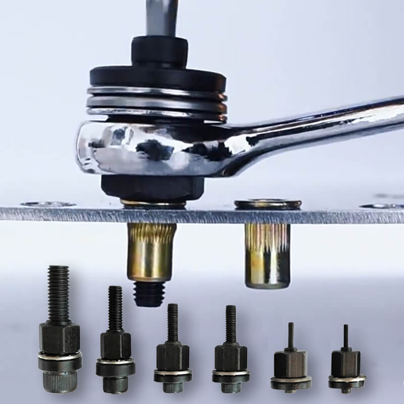 🔧 PROMO FLASH : 50% DE RÉDUCTION ! 🔥 Tête de Pistolet à Rivets – Acier de Haute Qualité & Traitement Galvanisé – Portable & Polyvalent – Idéal pour l’Automobile, le Mobilier et la Construction 🛠️