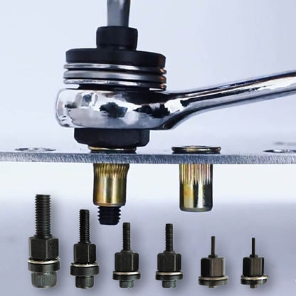 🔧 PROMO FLASH : 50% DE RÉDUCTION ! 🔥 Tête de Pistolet à Rivets – Acier de Haute Qualité & Traitement Galvanisé – Portable & Polyvalent – Idéal pour l’Automobile, le Mobilier et la Construction 🛠️