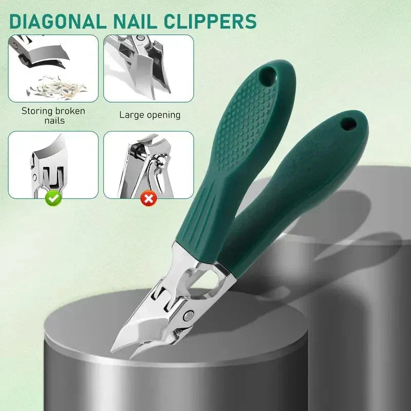 🦶 ACHETEZ 1, RECEVEZ 1 GRATUIT – Coupe-ongles à large ouverture – collecteur d'ongles intégré – ergonomique – coupe les ongles d'orteils sans se pencher – 50% DE RÉDUCTION