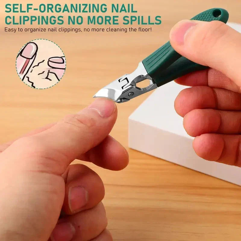 🦶 ACHETEZ 1, RECEVEZ 1 GRATUIT – Coupe-ongles à large ouverture – collecteur d'ongles intégré – ergonomique – coupe les ongles d'orteils sans se pencher – 50% DE RÉDUCTION