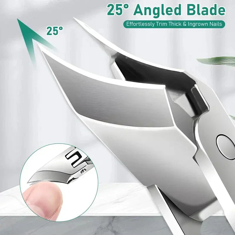 🦶 ACHETEZ 1, RECEVEZ 1 GRATUIT – Coupe-ongles à large ouverture – collecteur d'ongles intégré – ergonomique – coupe les ongles d'orteils sans se pencher – 50% DE RÉDUCTION