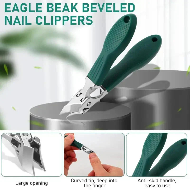 🦶 ACHETEZ 1, RECEVEZ 1 GRATUIT – Coupe-ongles à large ouverture – collecteur d'ongles intégré – ergonomique – coupe les ongles d'orteils sans se pencher – 50% DE RÉDUCTION