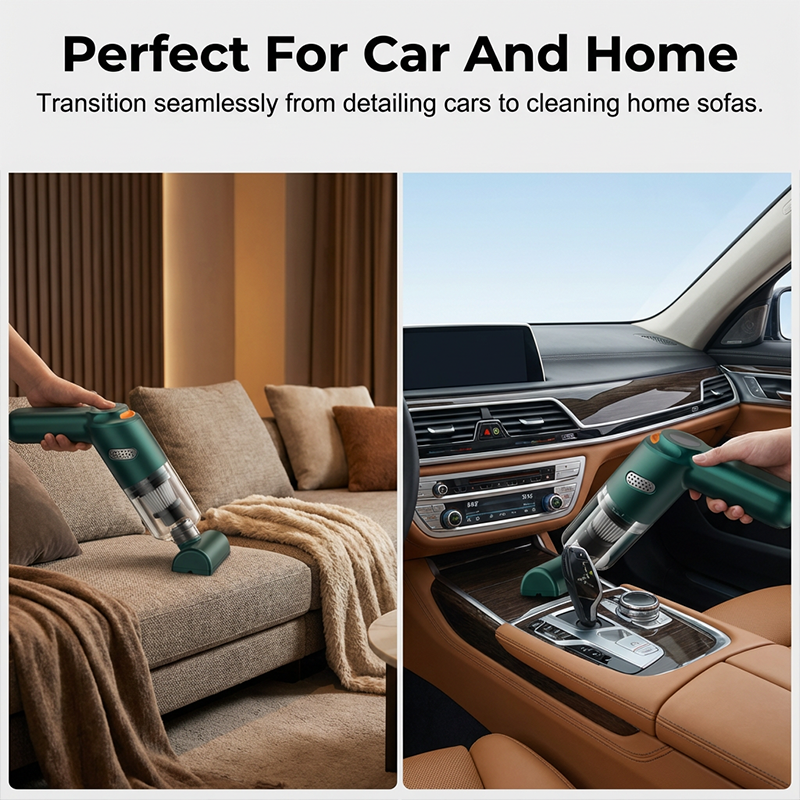 🚗💨 Aspirateur Voiture Sans Fil – Aspiration 10000Pa, Léger 400 g et Filtre HEPA Lavable
