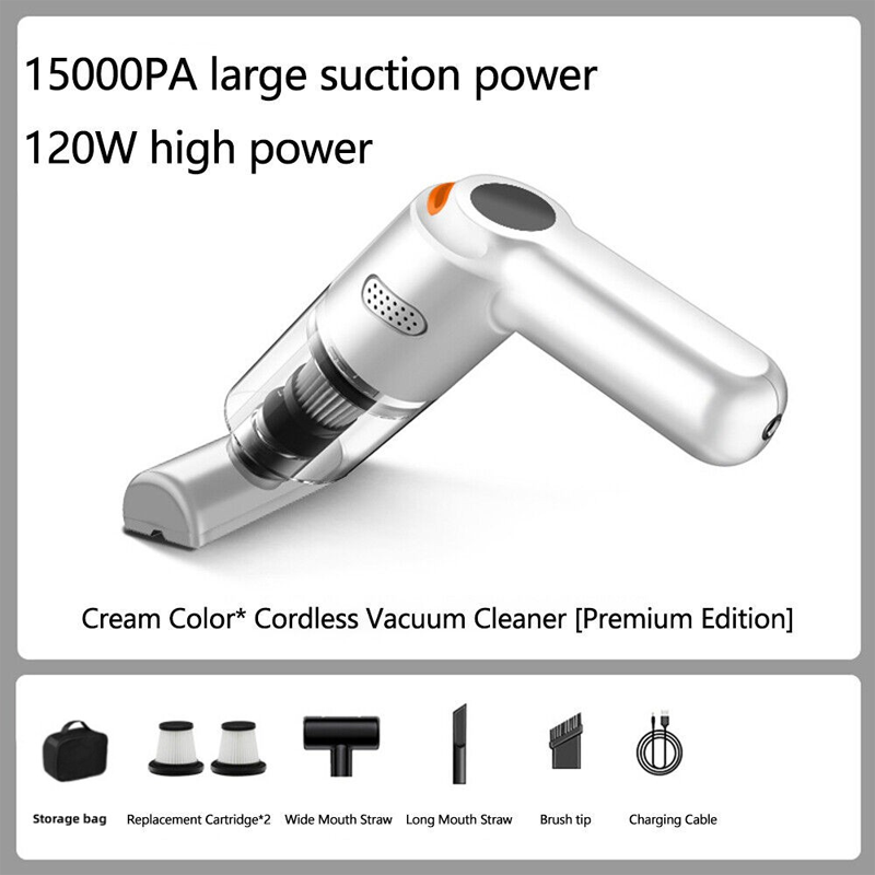 🚗💨 Aspirateur Voiture Sans Fil – Aspiration 10000Pa, Léger 400 g et Filtre HEPA Lavable