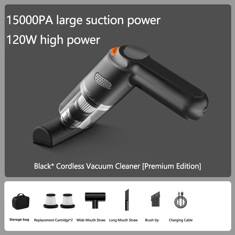 🚗💨 Aspirateur Voiture Sans Fil – Aspiration 10000Pa, Léger 400 g et Filtre HEPA Lavable