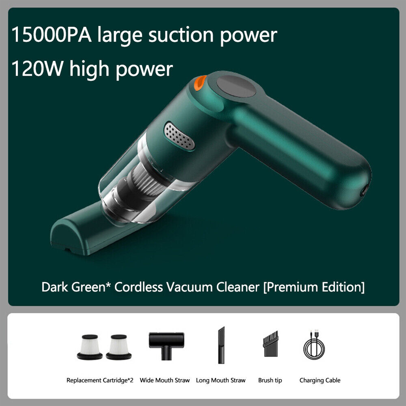 🚗💨 Aspirateur Voiture Sans Fil – Aspiration 10000Pa, Léger 400 g et Filtre HEPA Lavable