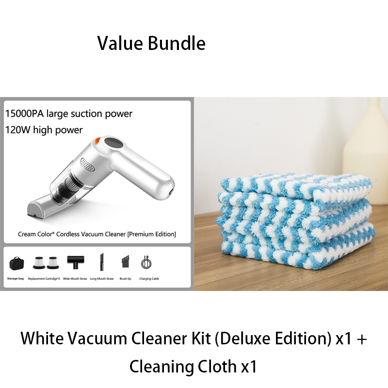 🚗💨 Aspirateur Voiture Sans Fil – Aspiration 10000Pa, Léger 400 g et Filtre HEPA Lavable
