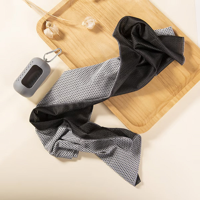 🔥Offre spéciale été ! 1 acheté = 1 offert !⚡Plus de 50 000 vendus !❄️Serviette rafraîchissante anti-transpiration à utiliser partout et à tout moment ! Réutilisable, douce, absorbante et rafraîchissante.