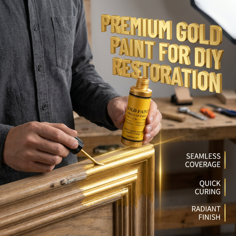 -50% Aujourd’hui ✨🎨 Peinture Dorée à Base d’Eau
