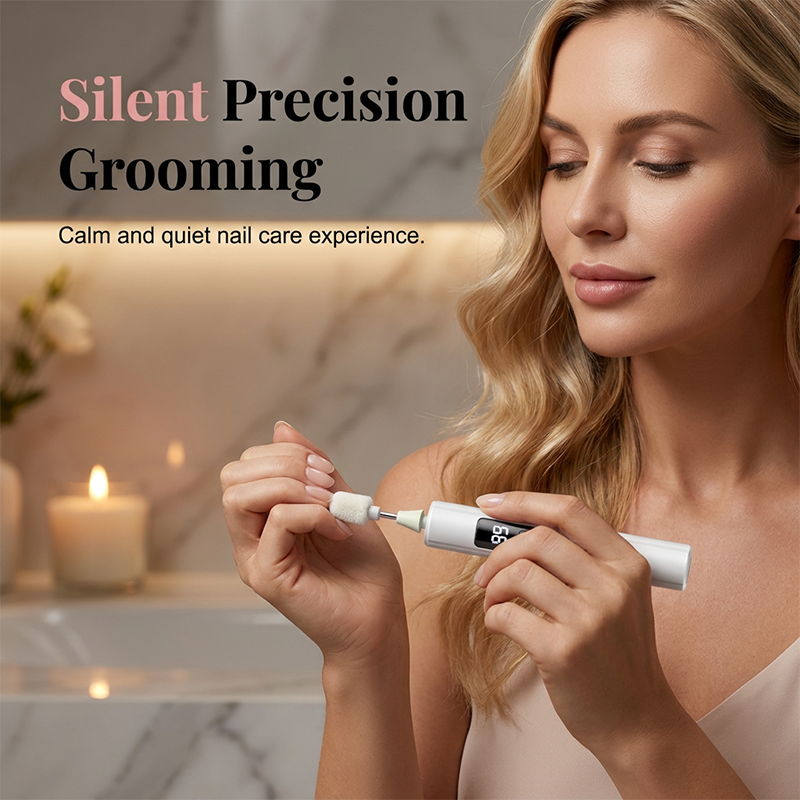 💎OFFRE LIMITÉE : 50 % DE RÉDUCTION !✨Kit professionnel de lime à ongles électrique avec écran numérique et 4 embouts – Sans fil, ergonomique, pour la manucure et la pédicure à domicile