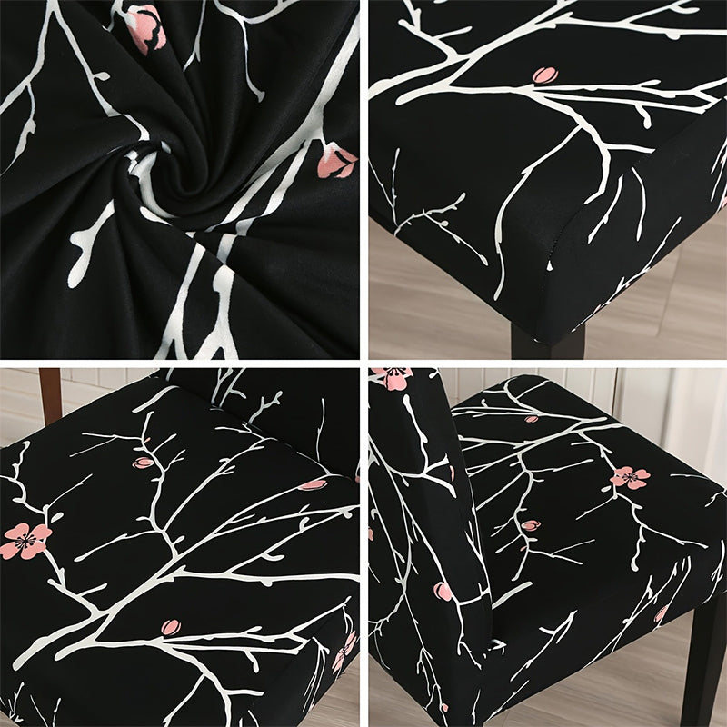 🪑 50% DE RÉDUCTION! 🔥 Housse de Chaise Extensible – Polyester, pose glissée & ajustable – Relooking maison facile et économique ✨