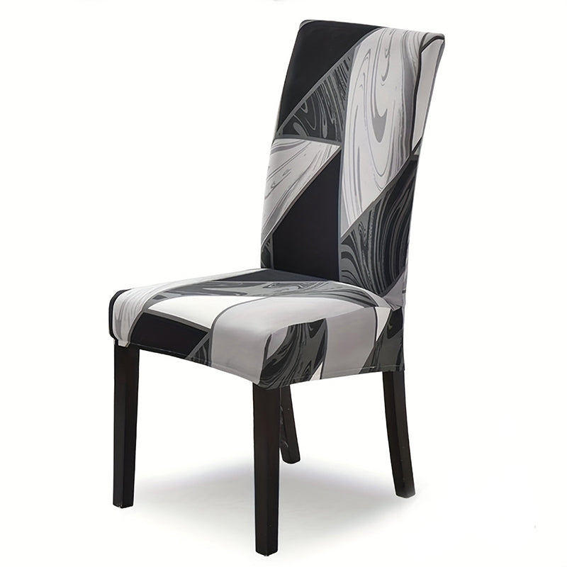 🪑 50% DE RÉDUCTION! 🔥 Housse de Chaise Extensible – Polyester, pose glissée & ajustable – Relooking maison facile et économique ✨