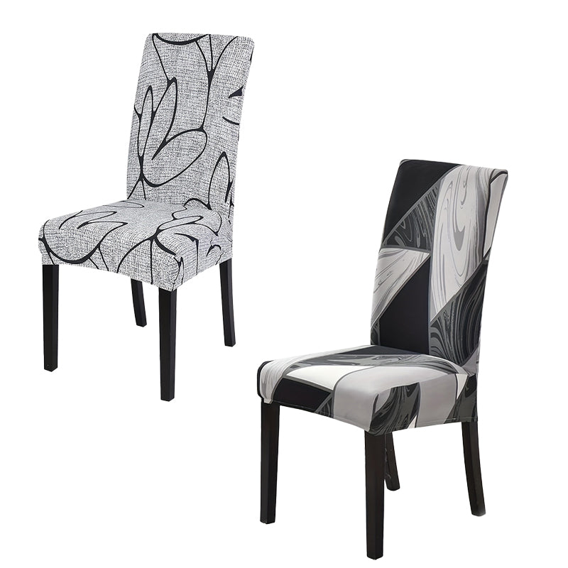 🪑 50% DE RÉDUCTION! 🔥 Housse de Chaise Extensible – Polyester, pose glissée & ajustable – Relooking maison facile et économique ✨