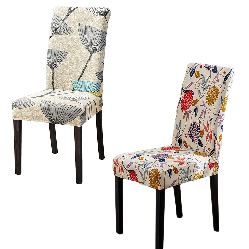 🪑 50% DE RÉDUCTION! 🔥 Housse de Chaise Extensible – Polyester, pose glissée & ajustable – Relooking maison facile et économique ✨