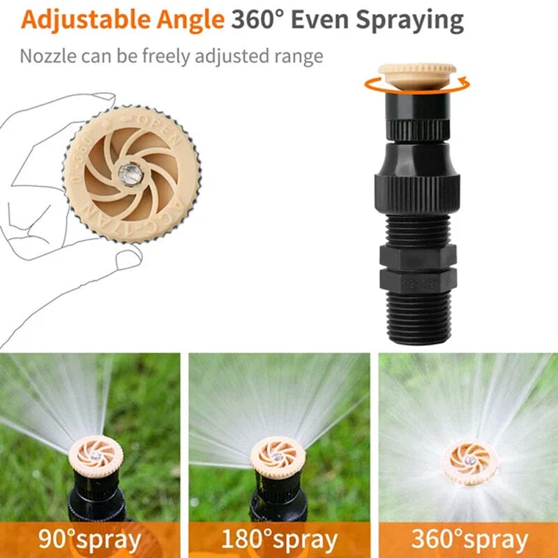 🏡 50% DE RÉDUCTION ! ✨1 acheté 1 offert 🏆 Système d'irrigation automatique à rotation à 360 ° pour jardin, pelouse, terrasse.