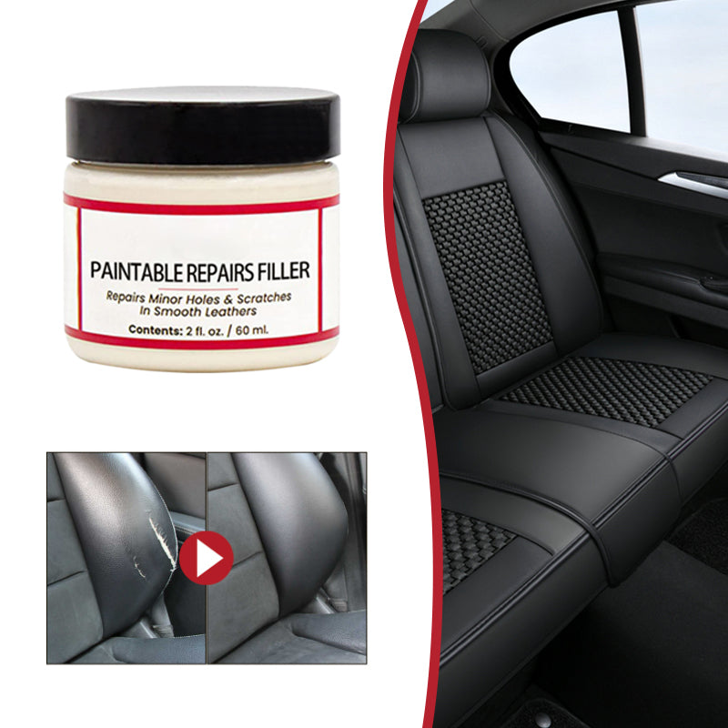🪑 50% DE RÉDUCTION ! 🔥 Pâte Réparatrice Cuir Anti-Rayures – Comble les Dommages, Restaure Canapés, Sièges & Chaussures – Formule Écologique, Faible Odeur & Facile à Utiliser ✨🛋️