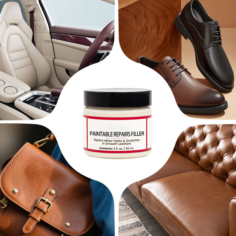 🪑 50% DE RÉDUCTION ! 🔥 Pâte Réparatrice Cuir Anti-Rayures – Comble les Dommages, Restaure Canapés, Sièges & Chaussures – Formule Écologique, Faible Odeur & Facile à Utiliser ✨🛋️