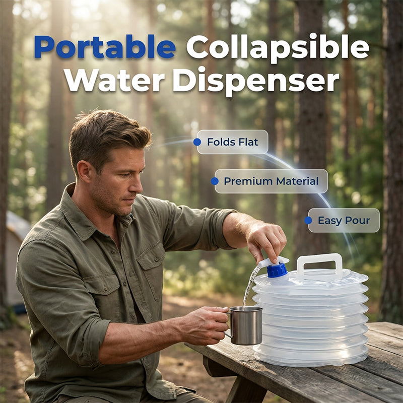 🏕️ PROMO -50% 😤 Fini les Jerricanes Encombrants — Ce Pliable Se Range Partout