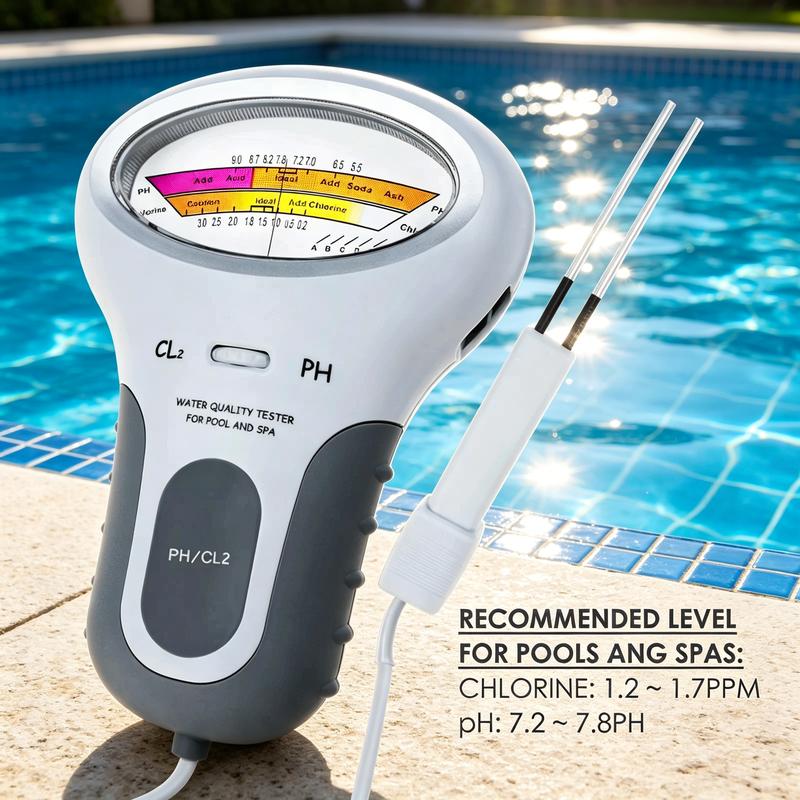 🔬 PROMO FLASH : 50% DE RÉDUCTION ! 💧 Testeur 2-en-1 pH & Chlore – Mesures Précises pour Eau Cristalline – Idéal pour Piscine, Spa & Jacuzzi 🏊
