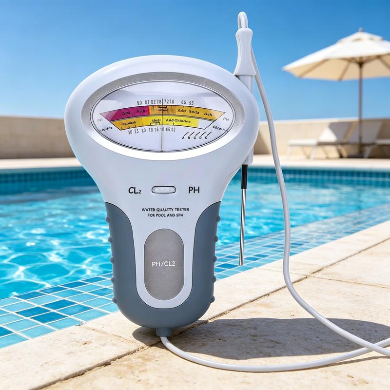 🔬 PROMO FLASH : 50% DE RÉDUCTION ! 💧 Testeur 2-en-1 pH & Chlore – Mesures Précises pour Eau Cristalline – Idéal pour Piscine, Spa & Jacuzzi 🏊