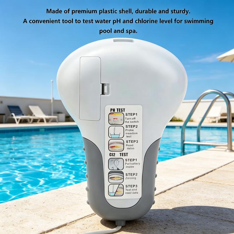 🔬 PROMO FLASH : 50% DE RÉDUCTION ! 💧 Testeur 2-en-1 pH & Chlore – Mesures Précises pour Eau Cristalline – Idéal pour Piscine, Spa & Jacuzzi 🏊