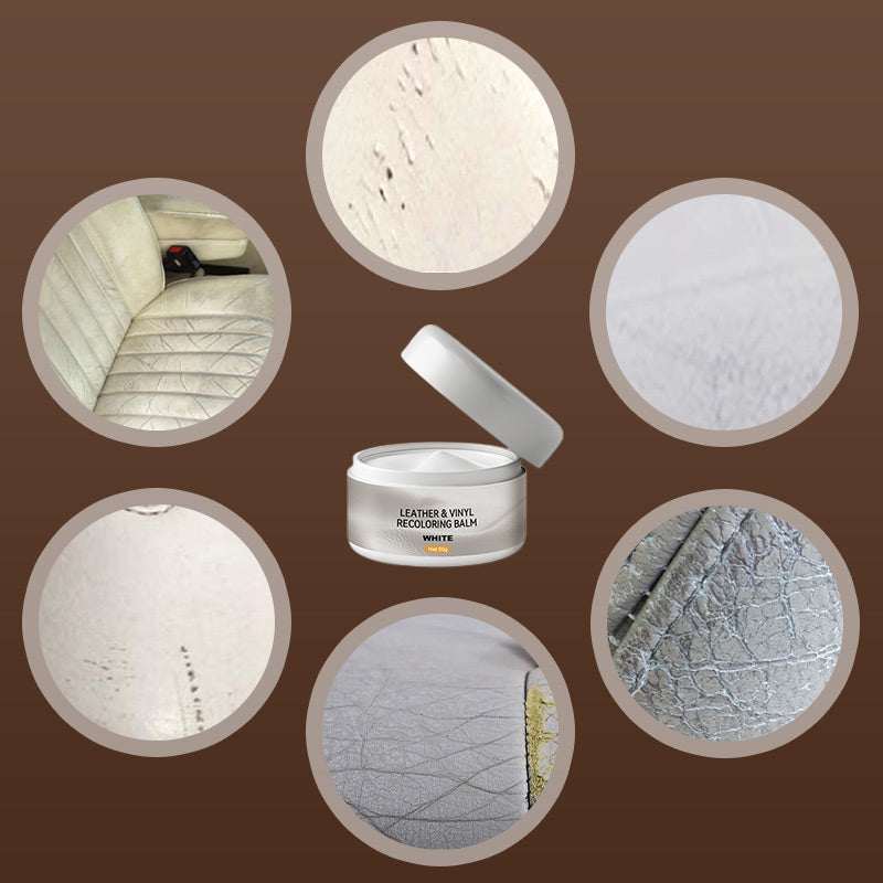 👜 Pâte de réparation pour cuir – Comble rayures et abrasions, formule protectrice anti-eau et saleté – 5 couleurs disponibles (noir, marron, gris, blanc) – Finition impeccable en quelques minutes ✨
