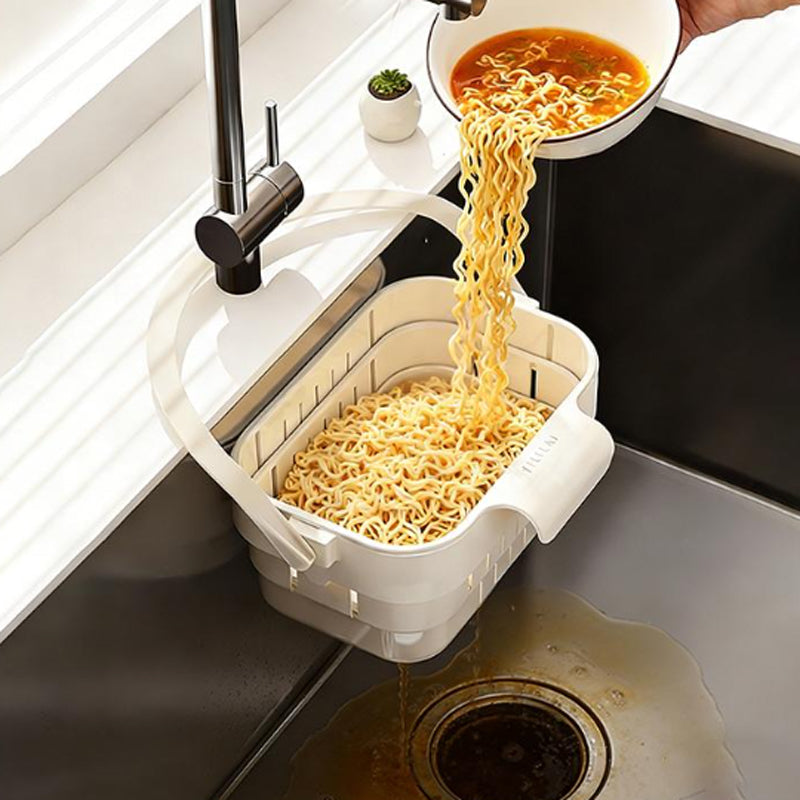 🚰 Soldes 2026 — Plus de 29 000 vendus!🔥 Panier d'Évier Pliable à Suspendre – Filtration Efficace 🧺