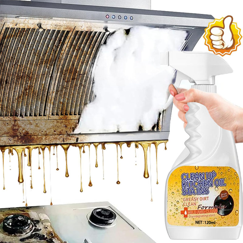 🧹🛒 -50% ! 🍳 Spray Dégraissant Puissant pour la Cuisine – Action Rapide, Élimine la Graisse Incrustée & Cuisine Éclatante.