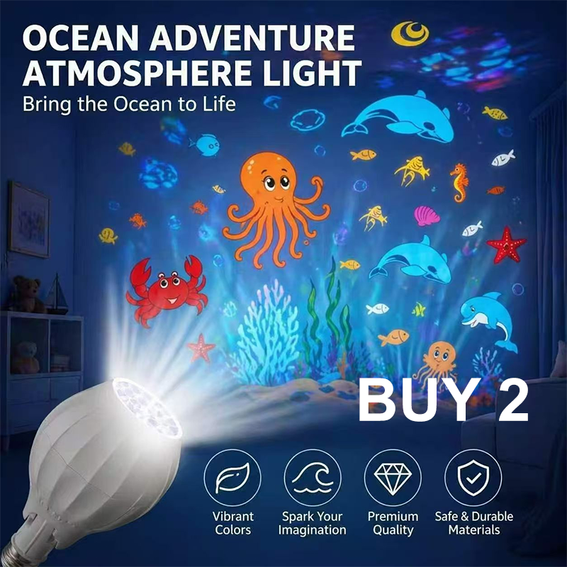 🔥PROMO FLASH ‑50%🔥 Ampoule LED de projection orientable 🎆 Orientation modulable, installation simple pour créer une ambiance lumineuse unique ✨