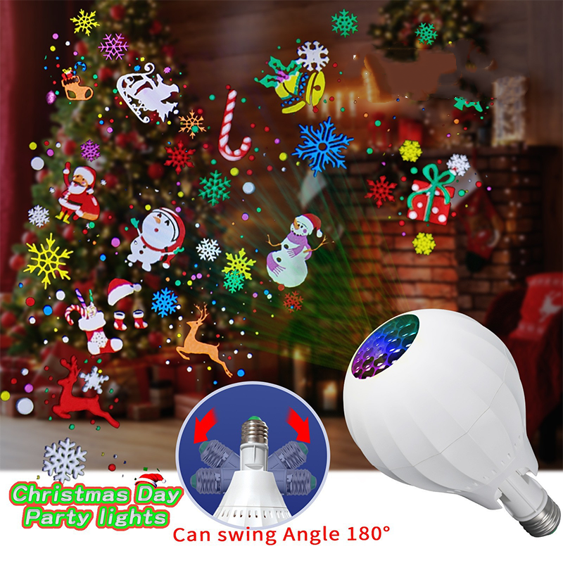 🔥PROMO FLASH ‑50%🔥 Ampoule LED de projection orientable 🎆 Orientation modulable, installation simple pour créer une ambiance lumineuse unique ✨