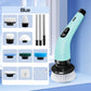 ⏳Offre spéciale à durée limitée⏰Kit de brosses de nettoyage rechargeables avec manche télescopique et 8 embouts — Plus besoin de se baisser ni de s'agenouiller, un nettoyage facile et sans effort
