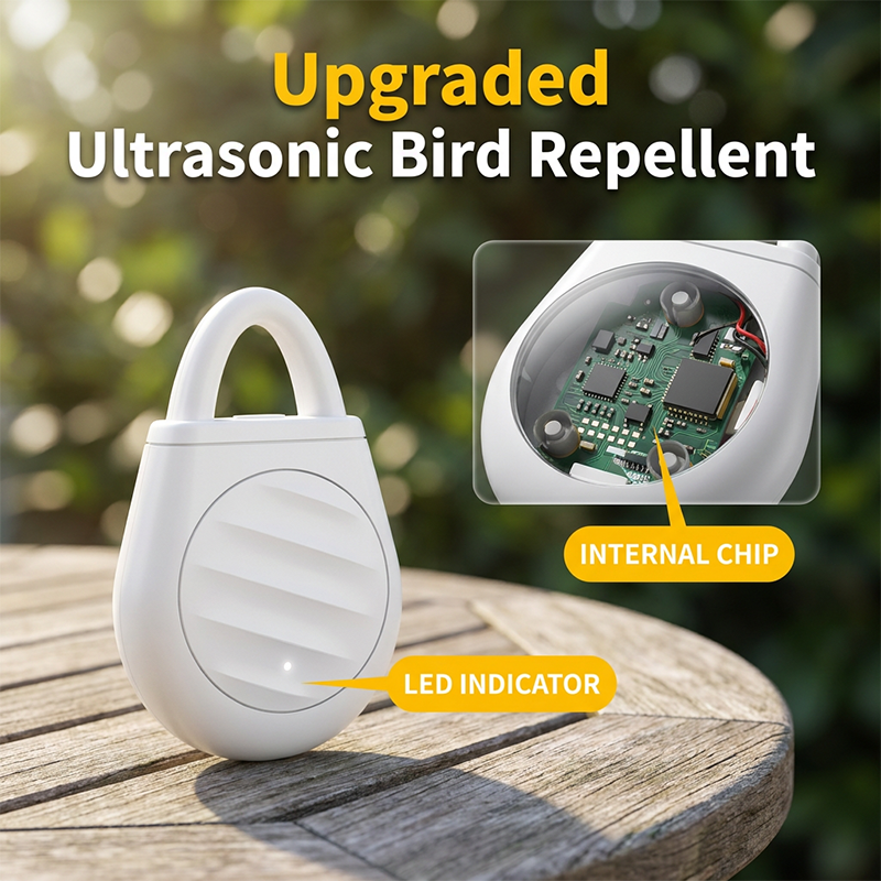 🏆 50% DE RÉDUCTION ! 🐦1 acheté 1 offert 🔥Répulsif Ultrasonique Portable – Compact, Léger & Idéal en Déplacement